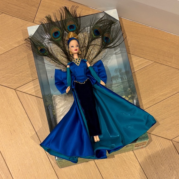 Collectibles Peacock Barbie - Blue and Green